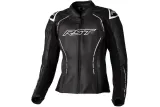 Veste femme RST S1 CE cuir - noir/blanc