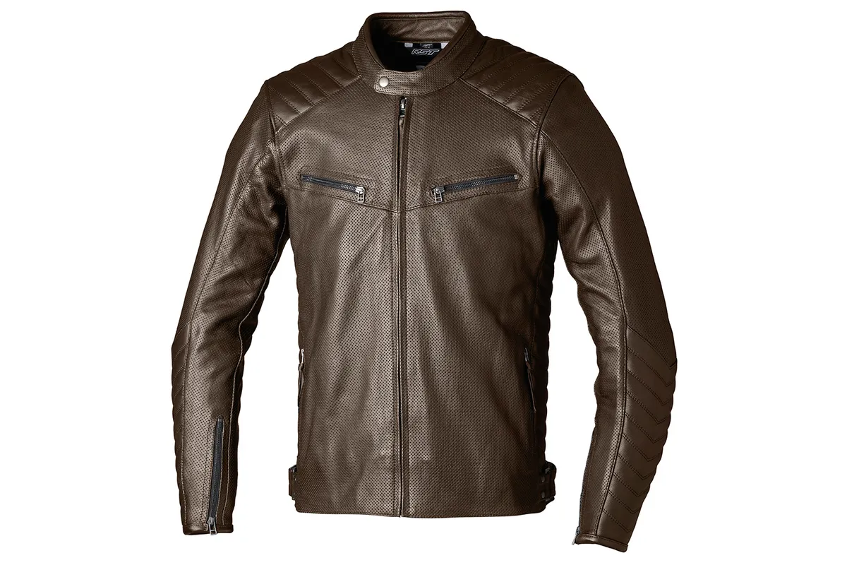 Veste cuir RST Roadster Air CE homme - marron