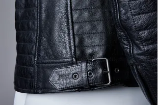 Veste RST Ripley2 cuir CE femme - Noir