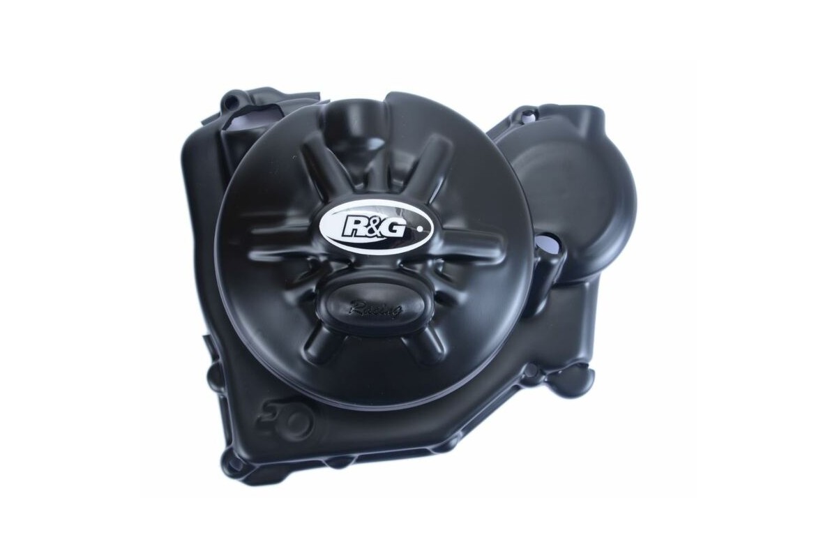 Couvre carter droit R&G RACING Race Series noir Aprilia RSV4RR