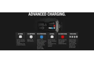 Chargeur de batterie intelligent NOCO Genius5 6/12V 5A
