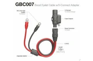 Câble d'extension 50cm NOCO Eyelet/X-Connect