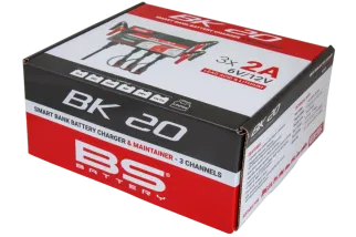 Chargeur de batterie intelligent BS BATTERY BK20 6V/12V 3x2A
