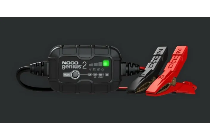 Chargeur de batterie intelligent montage avec pinces NOCO Genius2 6/12V 2A
