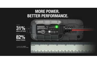 Chargeur de batterie intelligent montage avec pinces NOCO Genius2 6/12V 2A