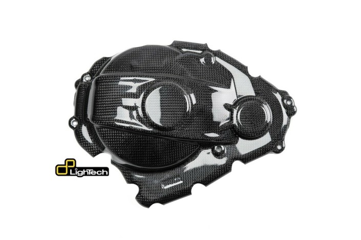 Couvre-carter embrayage LIGHTECH carbone brillant