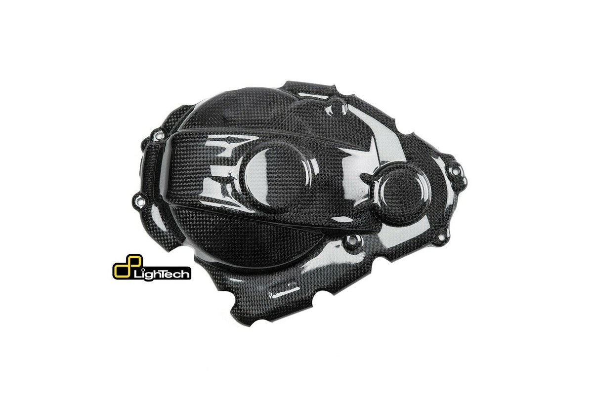 Couvre-carter embrayage LIGHTECH carbone brillant
