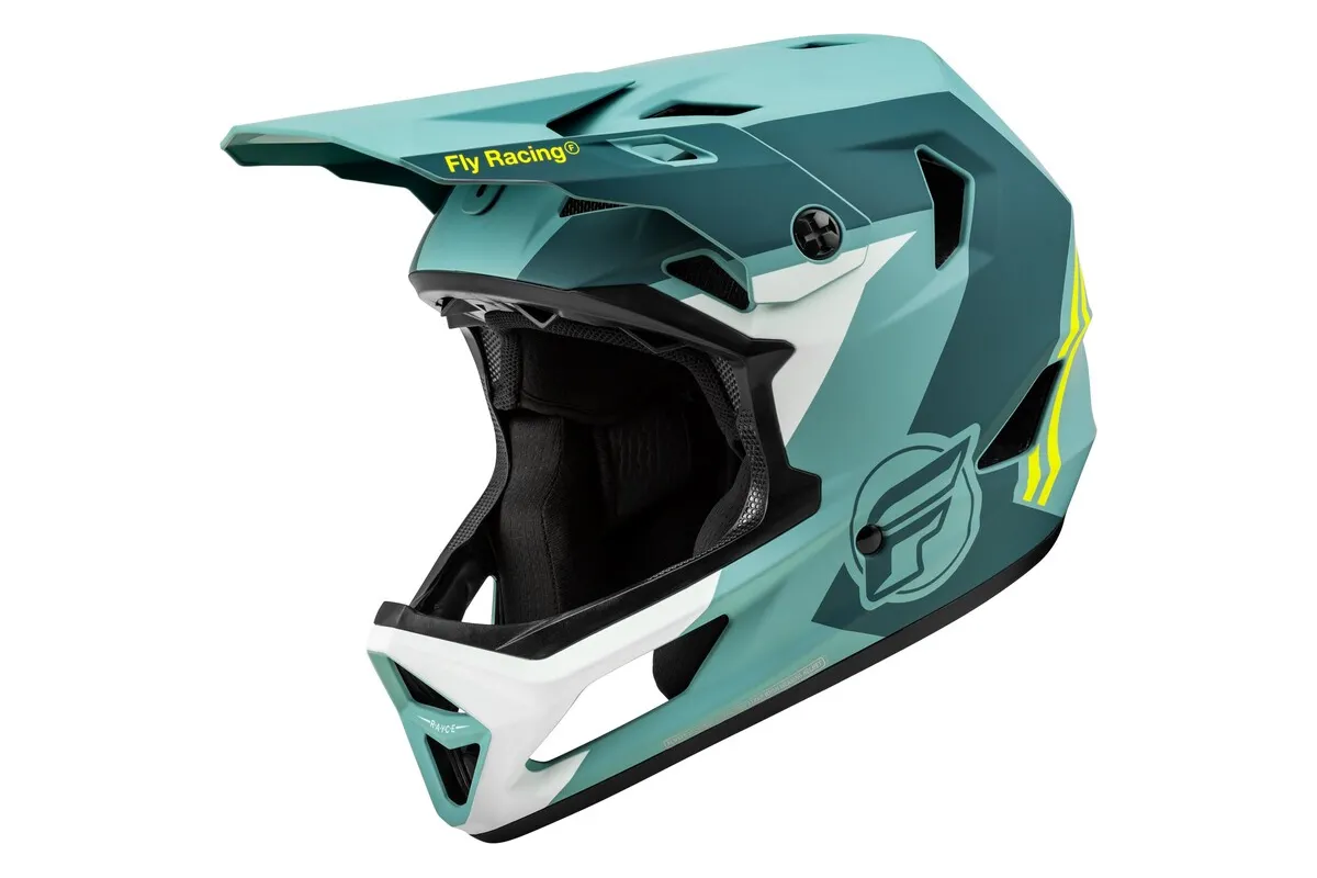 Casque vélo FLY RACING Rayce - Matte Blue Stone/Hi-Vis
