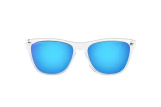 Lunettes de soleil OAKLEY Frogskins - verres Prizm Sapphire, monture Crystal Clear