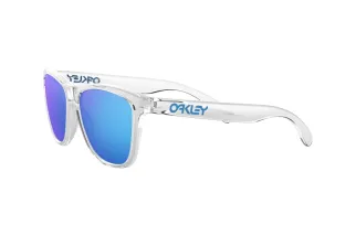 Lunettes de soleil OAKLEY Frogskins - verres Prizm Sapphire, monture Crystal Clear
