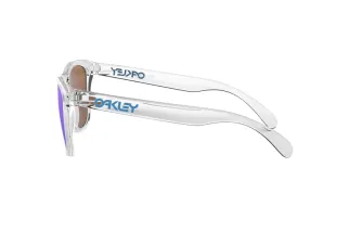 Lunettes de soleil OAKLEY Frogskins - verres Prizm Sapphire, monture Crystal Clear