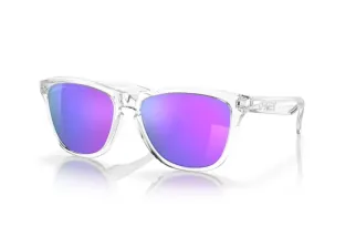 Lunettes de soleil OAKLEY Frogskins - verres Prizm Violet, monture Polished Clear