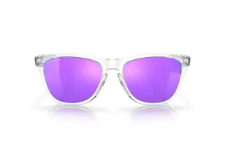 Lunettes de soleil OAKLEY Frogskins - verres Prizm Violet, monture Polished Clear