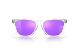 Lunettes de soleil OAKLEY Frogskins - verres Prizm Violet, monture Polished Clear