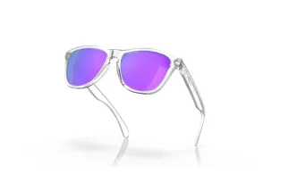 Lunettes de soleil OAKLEY Frogskins - verres Prizm Violet, monture Polished Clear