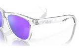 Lunettes de soleil OAKLEY Frogskins - verres Prizm Violet, monture Polished Clear