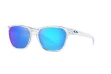 Lunettes de soleil OAKLEY Manorburn - verres Prizm Sapphire, monture Polished Clear