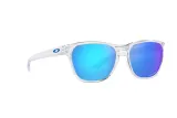 Lunettes de soleil OAKLEY Manorburn - verres Prizm Sapphire, monture Polished Clear