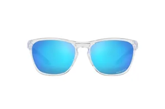 Lunettes de soleil OAKLEY Manorburn - verres Prizm Sapphire, monture Polished Clear