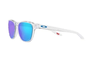 Lunettes de soleil OAKLEY Manorburn - verres Prizm Sapphire, monture Polished Clear