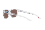 Lunettes de soleil OAKLEY Manorburn - verres Prizm Sapphire, monture Polished Clear