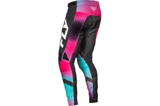 Pantalon vélo FLY RACING Rayce - fuschia/noir/teal