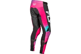 Pantalon vélo FLY RACING Rayce - fuschia/noir/teal