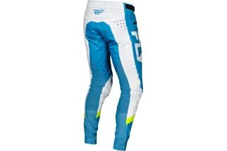Pantalon vélo FLY RACING Rayce - bleu/blanc/vert citron