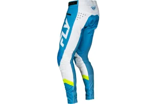 Pantalon vélo FLY RACING Rayce - bleu/blanc/vert citron