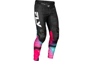 Pantalon vélo enfant FLY RACING Rayce - fuschia/noir/teal