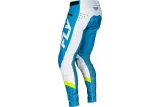 Pantalon vélo enfant FLY RACING Rayce - bleu/blanc/vert citron