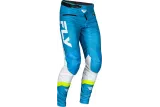 Pantalon vélo enfant FLY RACING Rayce - bleu/blanc/vert citron
