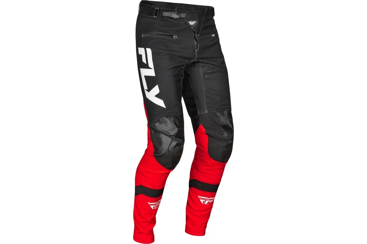Pantalon vélo enfant FLY RACING Rayce - rouge/noir/blanc