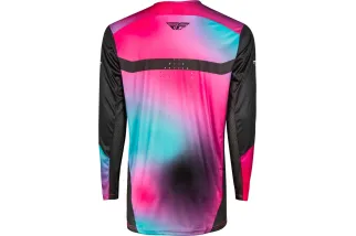 Maillot vélo FLY RACING Rayce - fuschia/noir/teal