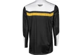 Maillot vélo FLY RACING Rayce - blanc/noir/or