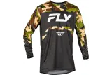 Maillot vélo enfant FLY RACING Rayce -  noir/camo