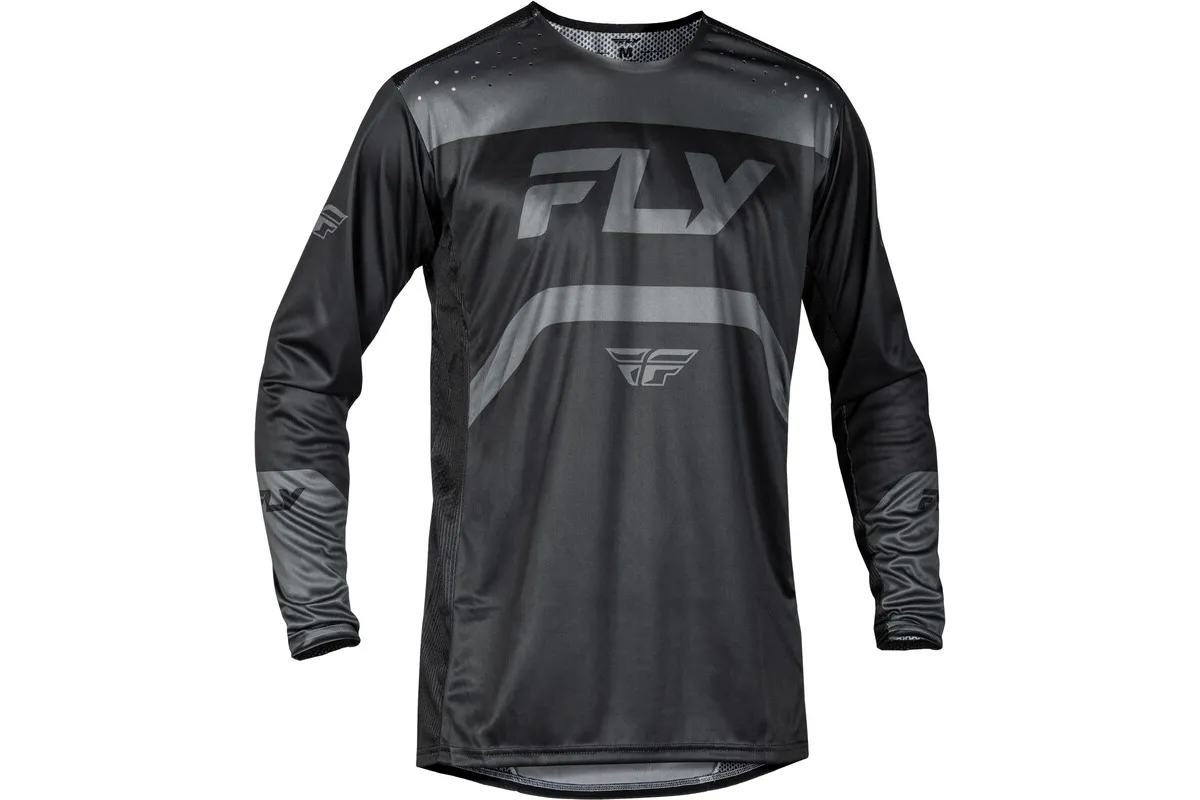 Maillot vélo enfant FLY RACING Rayce - noir/charbon