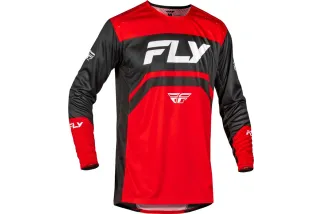 Maillot vélo enfant FLY RACING Rayce - rouge/noir/blanc