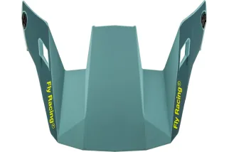 Visière FLY RACING Rayce vélo enfant - Matte Blue Stone/Hi-Vis