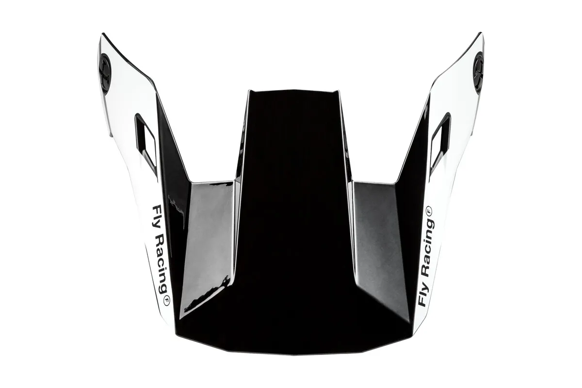Visière FLY RACING Rayce vélo - noir/blanc/gris