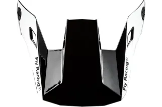 Visière FLY RACING Rayce vélo - noir/blanc/gris