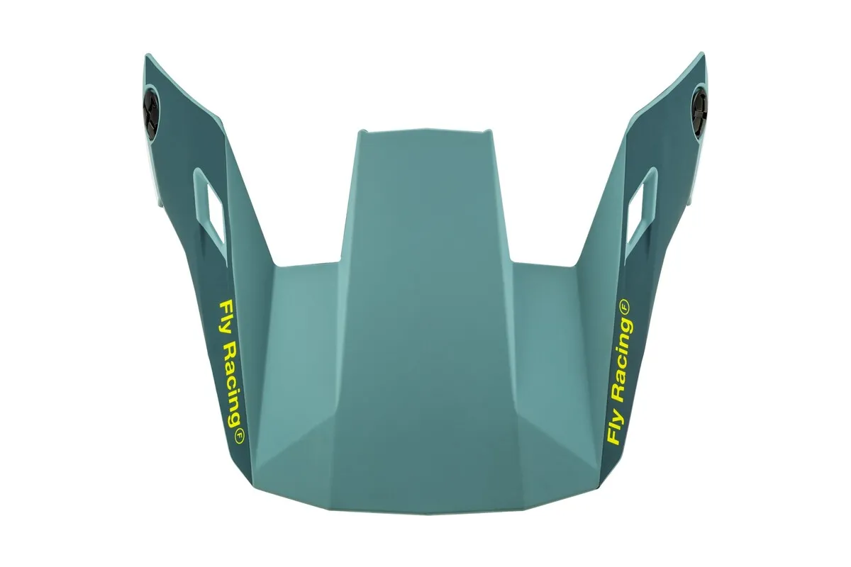Visière FLY RACING Rayce vélo - Matte Blue Stone/Hi-Vis