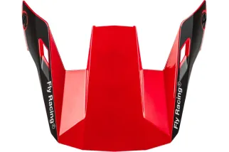 Visière FLY RACING Rayce vélo - rouge/noir/blanc