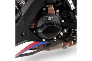 Kit de couvre-carter moteur (alternateur/embrayage) R&G RACING PRO noir