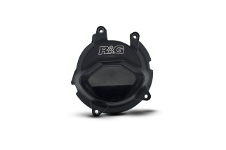 Kit de couvre-carter moteur (alternateur/embrayage) R&G RACING PRO noir