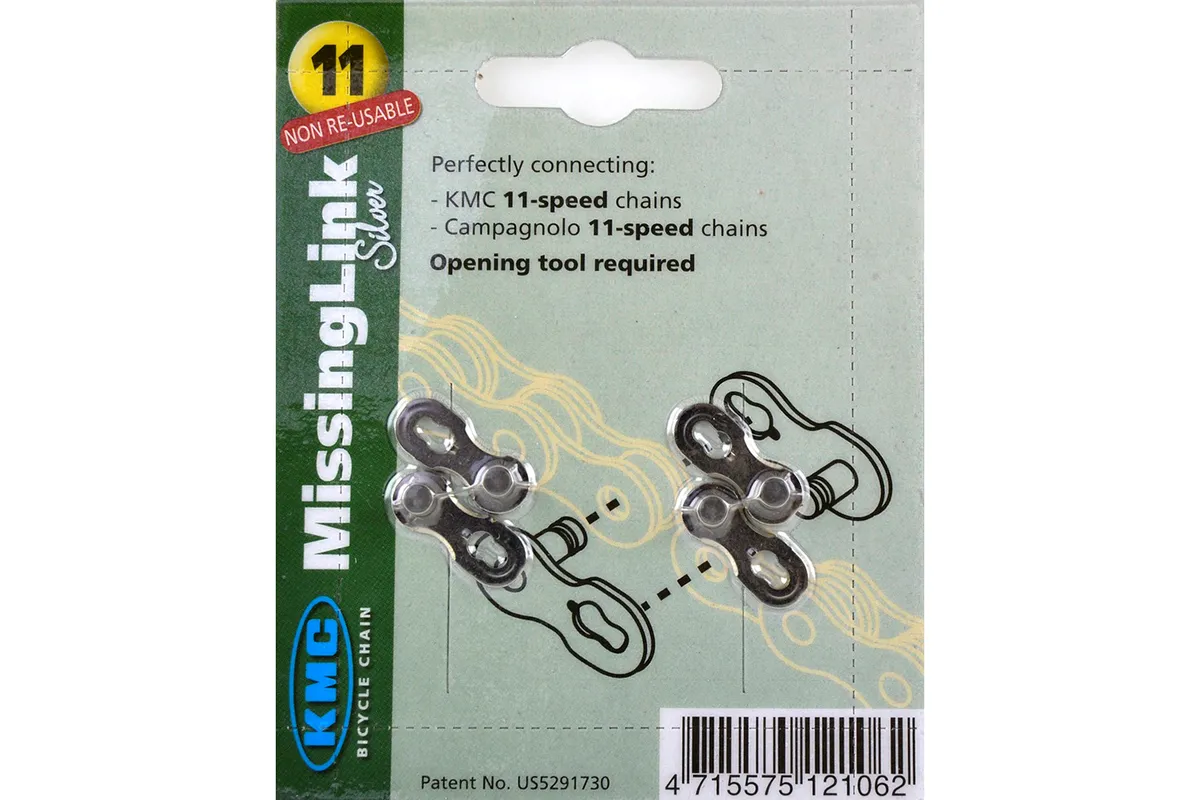 Maillon de liaison KMC - 11 vitesses (5,50 mm) Argent