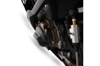 Kit de couvre-carter moteur (alternateur/embrayage) R&G RACING PRO noir