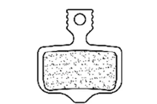 Plaquette de frein pour vélo électrique CL BRAKES ECX - métal fritté - 4051ECX