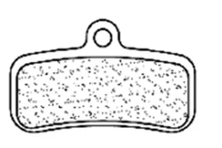 Plaquette de frein pour vélo électrique CL BRAKES ECX - métal fritté - 4052ECX