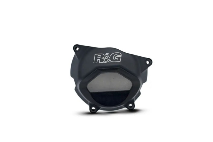 Couvre-carter gauche (alternateur) R&G RACING PRO noir